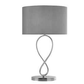 Lampa stołowa GoodHome Carnavon E14 chrom