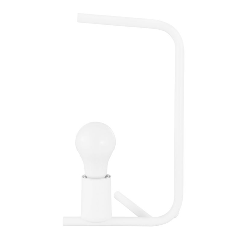 Lampa stołowa GoodHome Darrah 1-punktowa E27 biała
