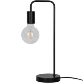 Lampa stołowa GoodHome Ghlin 1 x E27 czarna