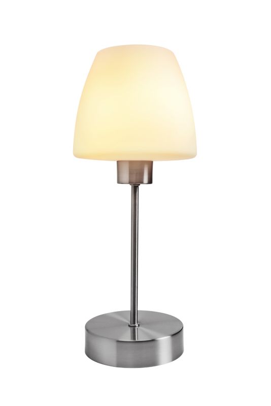 Lampa stołowa GoodHome Kluan E14 chrom szczotkowany