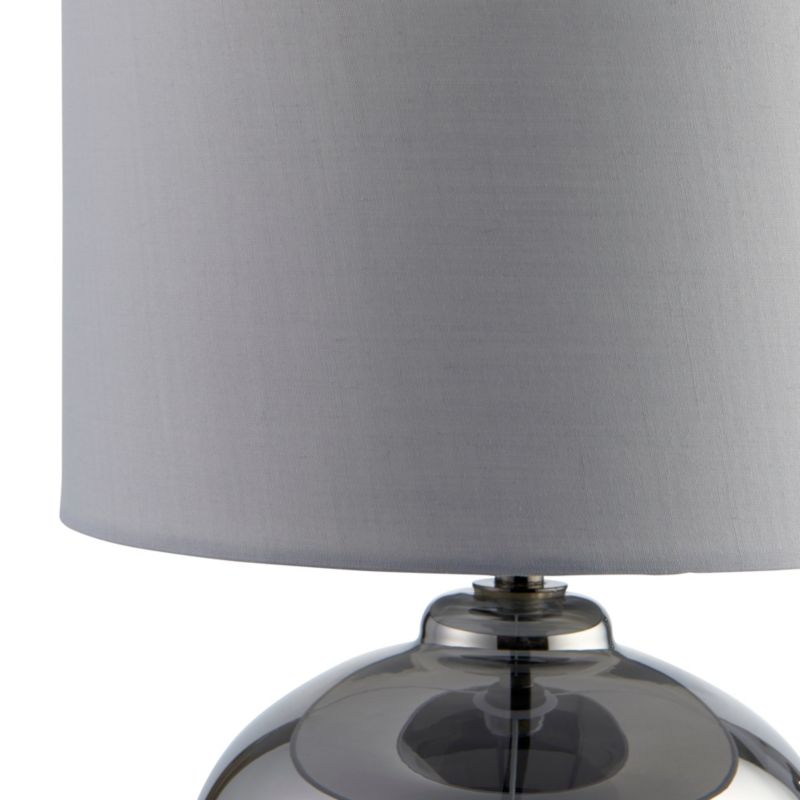 Lampa stołowa GoodHome Marietaz 1-punktowa E14 taupe / dymiona