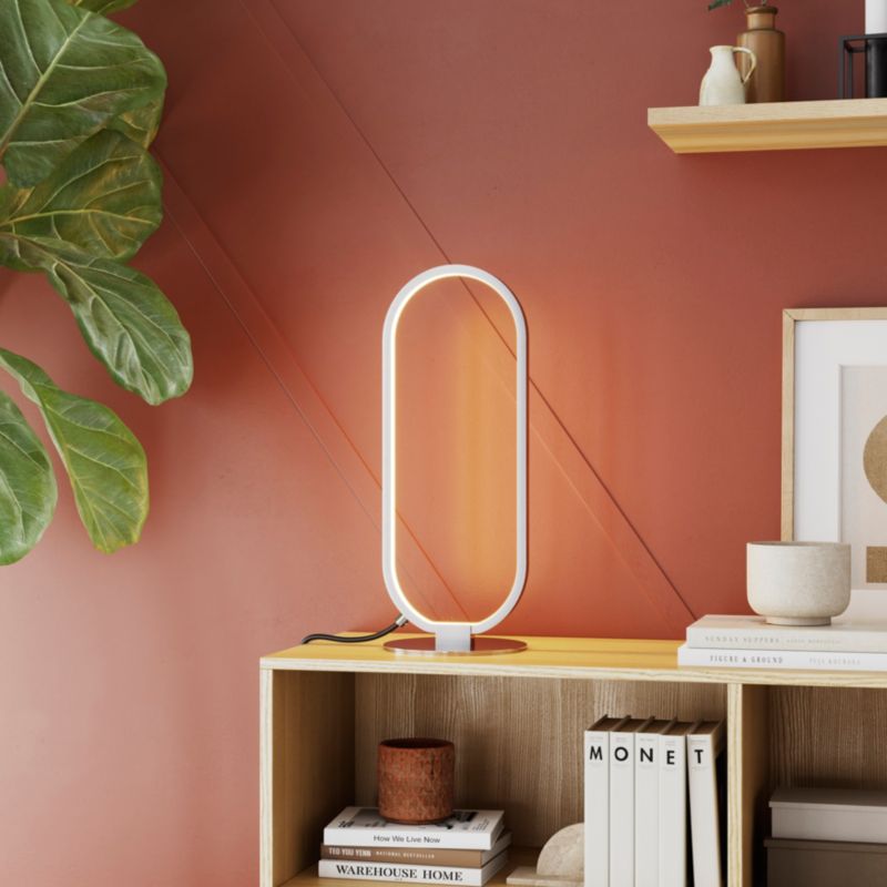 Lampa stołowa GoodHome Papua 800 lm 3000 K chrom DIM