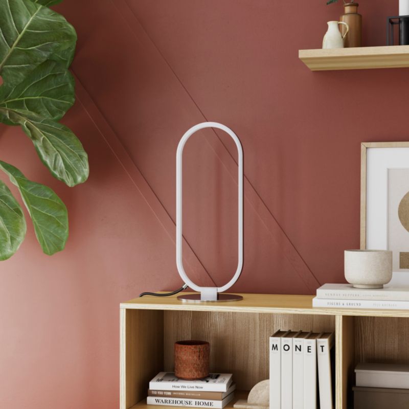 Lampa stołowa GoodHome Papua 800 lm 3000 K chrom DIM