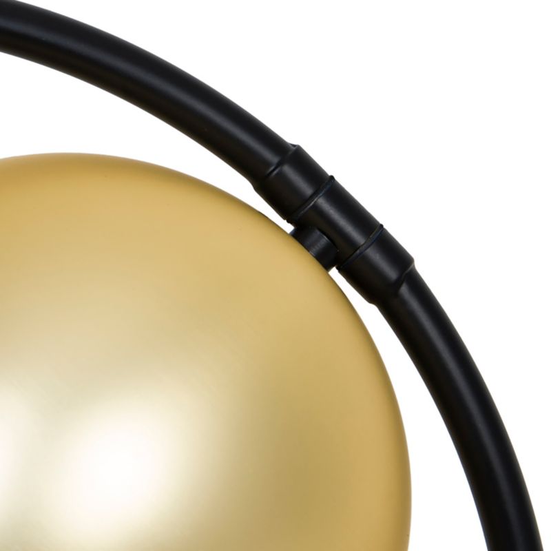 Lampa stołowa GoodHome Toroba 1-punktowa E14 czarna / złota