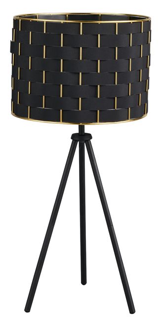 Lampa stołowa Marasales 1 x E27 czarna
