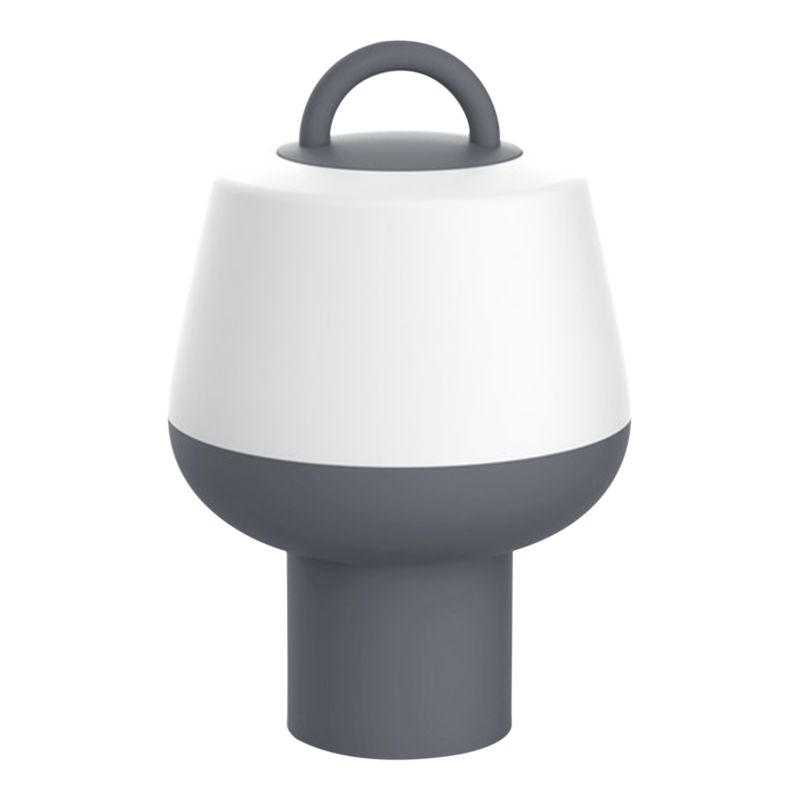 Lampa stołowa ogrodowa GoodHome Kistatchie 4000 K USB szara