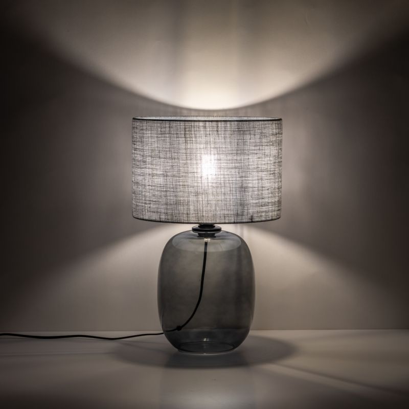 Lampa stołowa TK Lighting Melody 1 x E27 grafitowa