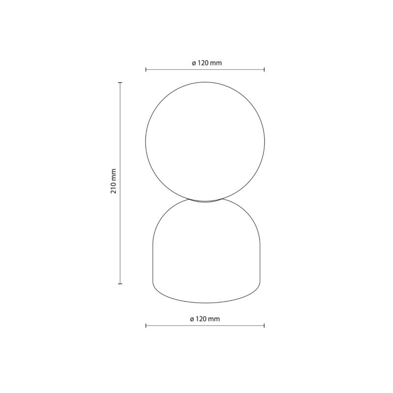 Lampa stołowa TK Lighting Miki 1 x G9 beżowa