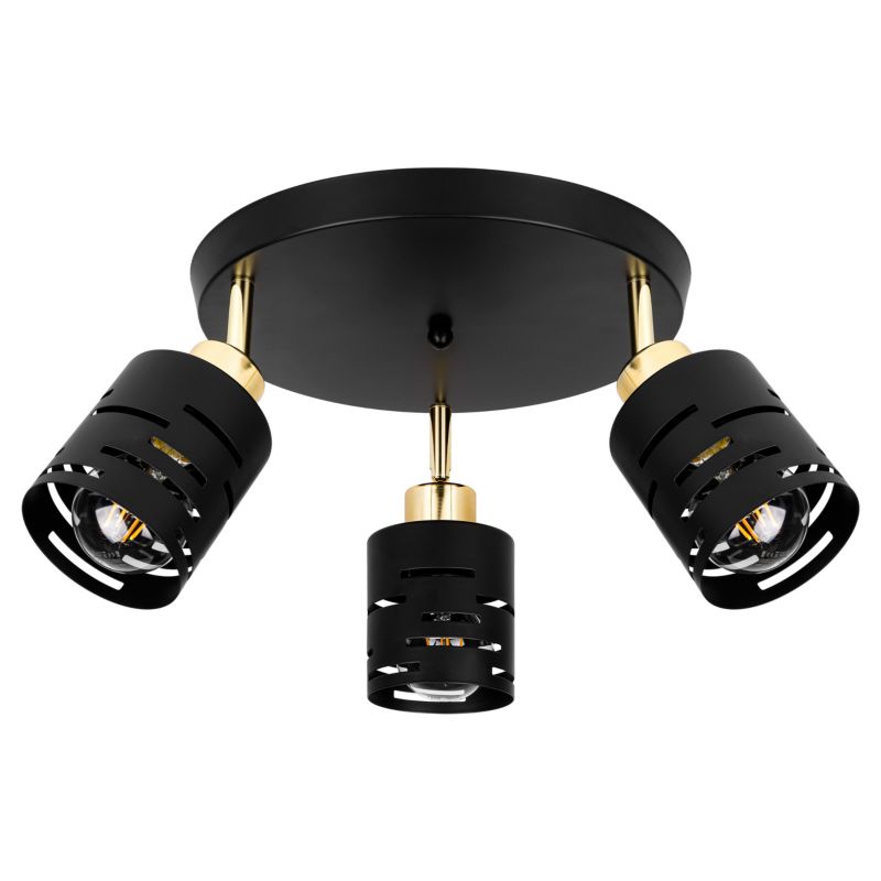 Lampa sufitowa 3x E27 LED MasterLED Elen oprawa ruchoma wisząca czarna 1 szt.