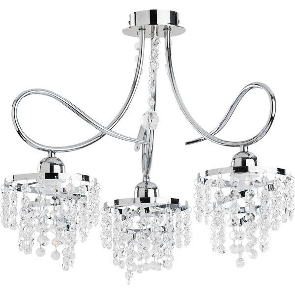 Lampa sufitowa Alfa DIANA chromowana 3xE14x10W wym:31x42x47cm IP20 -1 szt.
