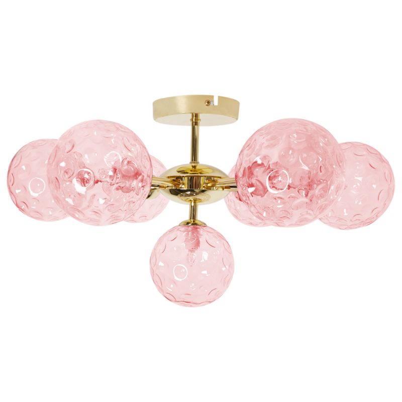 Lampa sufitowa Anadyr Szkło Różowy 1 szt.