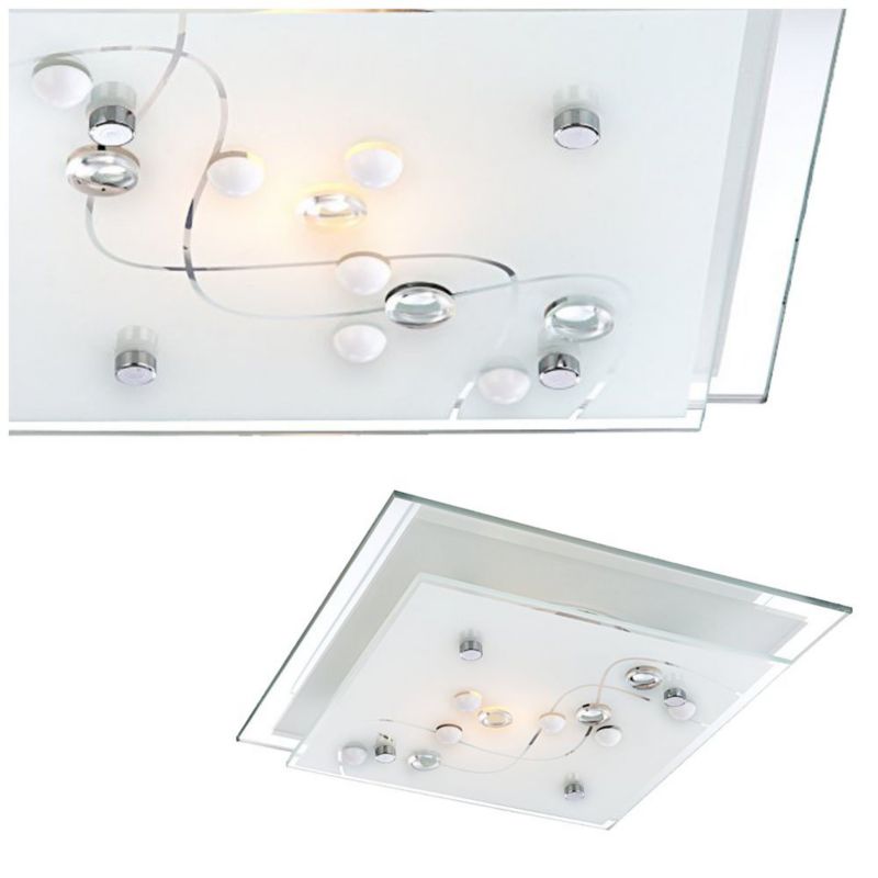 Lampa sufitowa BALLERINA I chrom/satynowane szkło Globo Lighting 48092 1 szt.