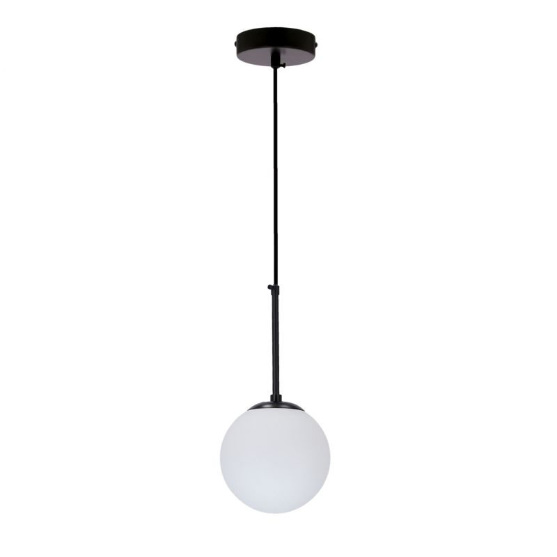 Lampa sufitowa biała kula Candellux Pompei czarno-biała 1xE27x40W IP20 wym:100x15x15cm - 1 szt.