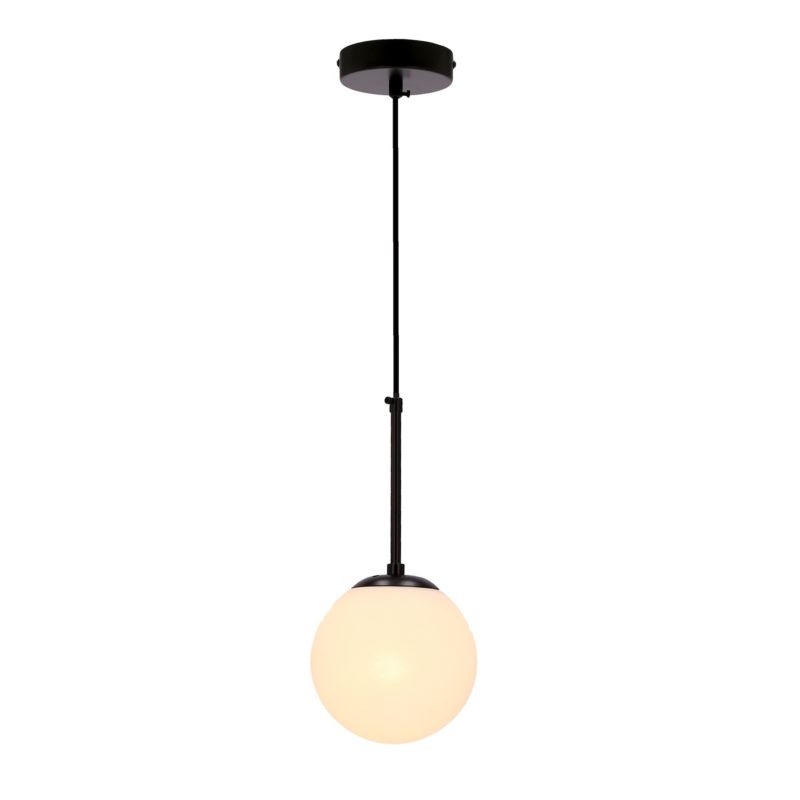 Lampa sufitowa biała kula Candellux Pompei czarno-biała 1xE27x40W IP20 wym:100x15x15cm - 1 szt.