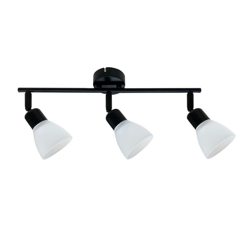 Lampa sufitowa białe klosze Candellux Costa czarno-biała 3xE14x40W IP20 wym:20x52x8cm - 1 szt.