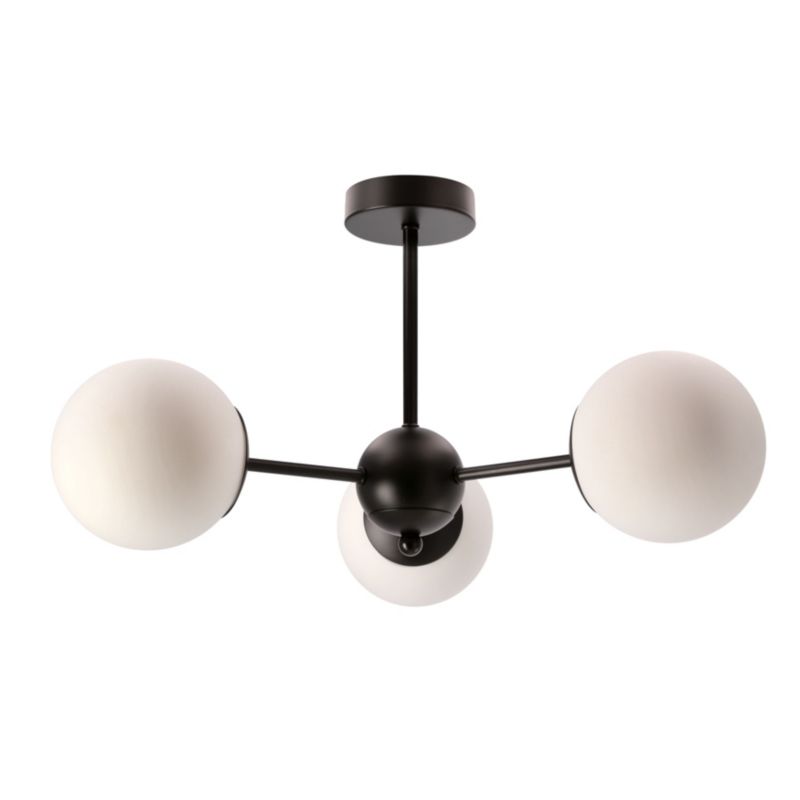 Lampa sufitowa białe kule Candellux Calari czarno-biała 3xE14x40W IP20 wym:28x54x54cm - 1 szt.
