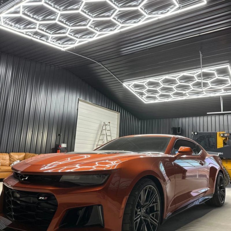 Lampa sufitowa Blaupunkt Hexagon biała modułowa wbudowany LED 650W 1 szt.