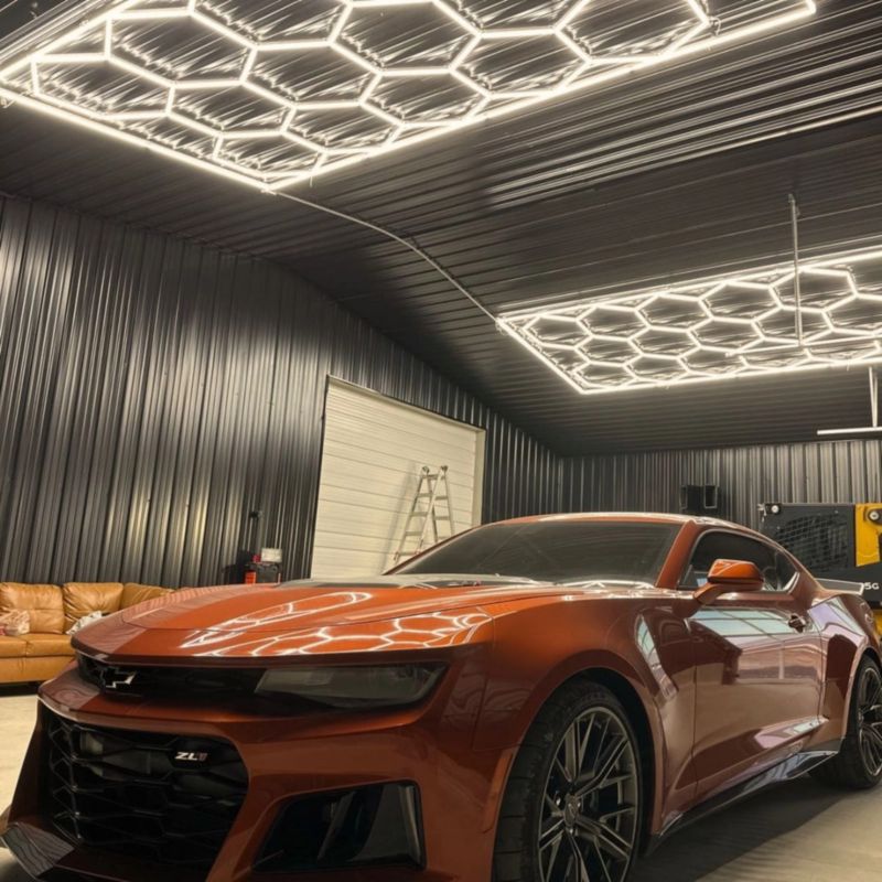Lampa sufitowa Blaupunkt Hexagon biała modułowa wbudowany LED 650W 1 szt.