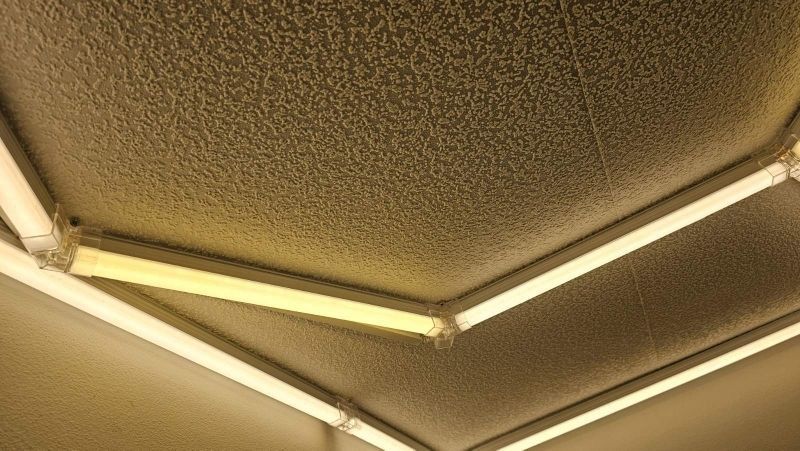 Lampa sufitowa Blaupunkt Hexagon biała modułowa wbudowany LED 650W 1 szt.