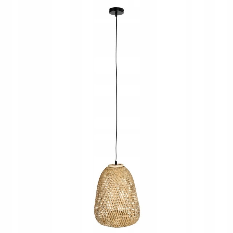 Lampa Sufitowa Boho LLS Klosz Bambusowy E27 1szt.
