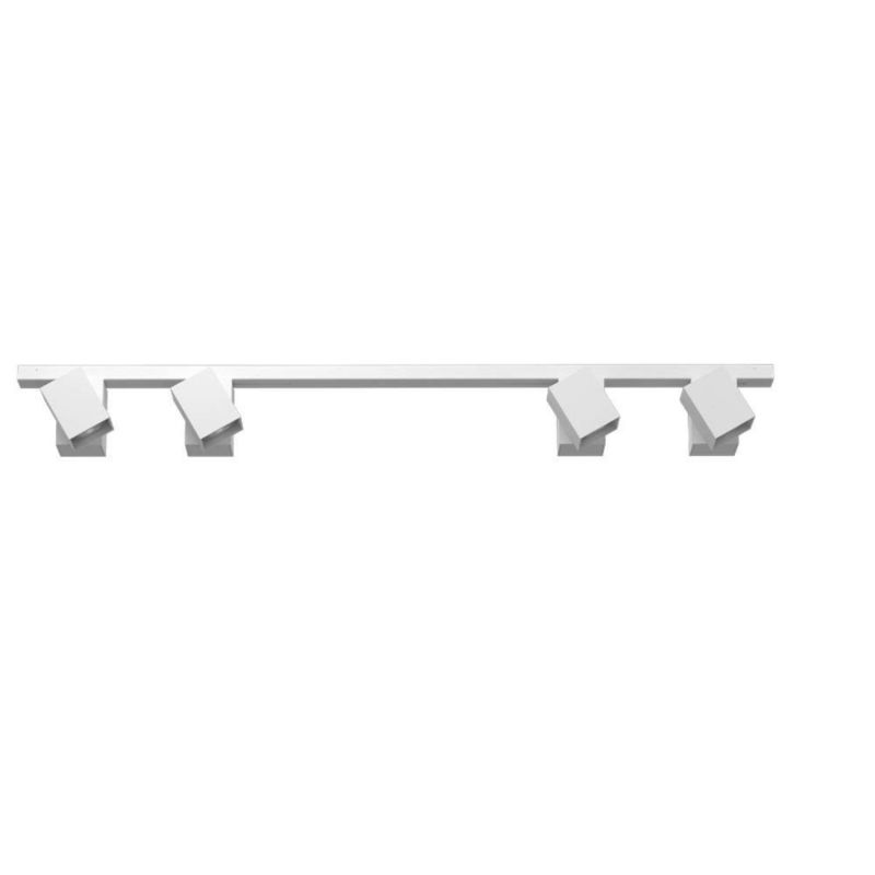Lampa sufitowa Brosline System Line Move biała wym: 13 x 200 x 6 cm 4xGU10 x 10W 1 szt.