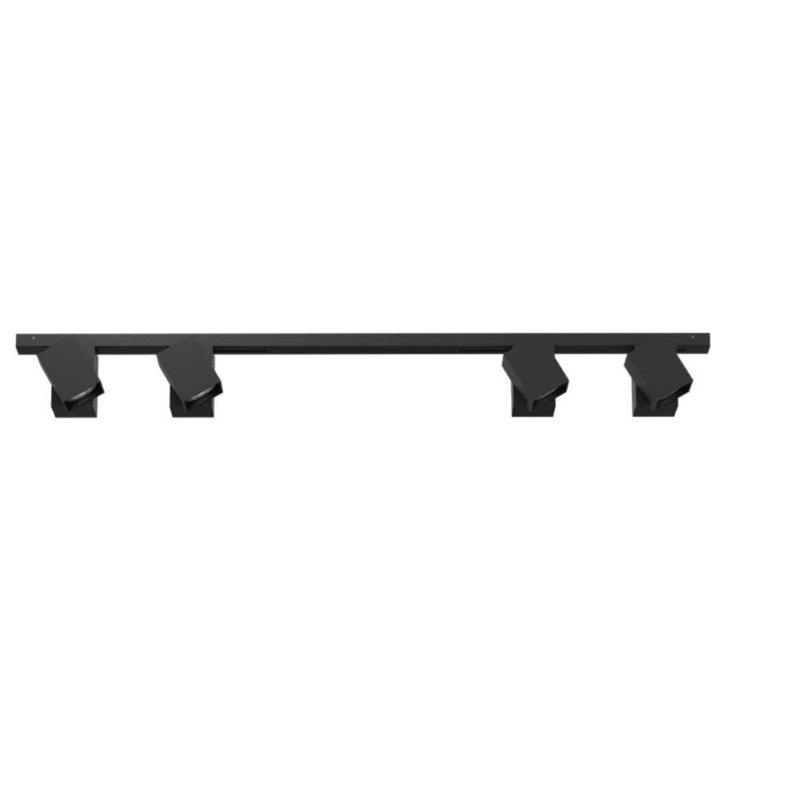 Lampa sufitowa Brosline System Line Move czarna wym: 13 x 200 x 6 cm 4xGU10 x 10W 1 szt.