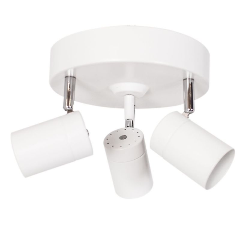 Lampa sufitowa By Rydens Correct biała chromowana  3 x GU10 x 10W wym: 14 x 20 x 20 cm - 1 szt.