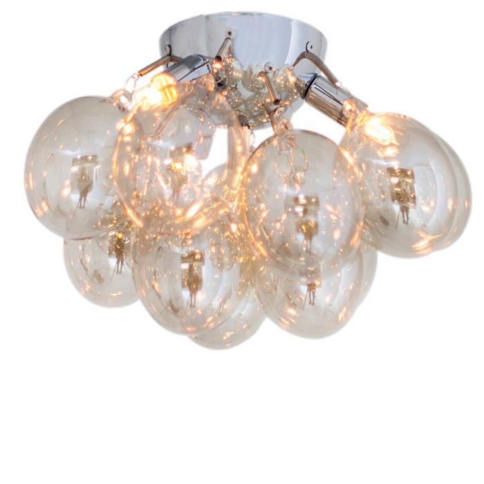 Lampa sufitowa By Rydens Gross srebrno-miodowy wym: 20 x 30 x 30 cm 3xG9 x 40W 1 szt.