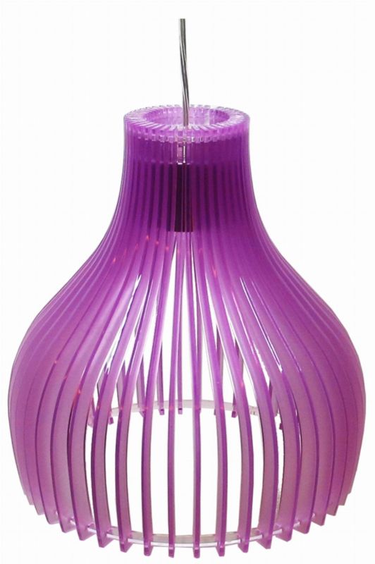 Lampa sufitowa Candellux Buren chromowana-fioletowa wym: 100 x 26 x 26 cm 1xE27 x 60W 1 szt.