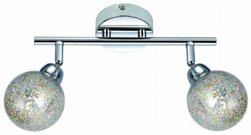 Lampa sufitowa Candellux Kaleidoscope  chromowana wielokolorowy wym: 16 x 30 x 8 cm 2xG9 x 4W 1 szt.