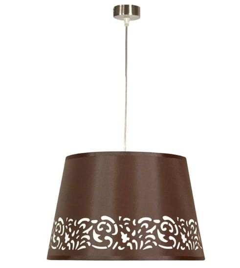 Lampa sufitowa Candellux Kaszmir chromowana-brązowa wym: 100 x 35 x 35 cm 1xE27 x 60W 1 szt.