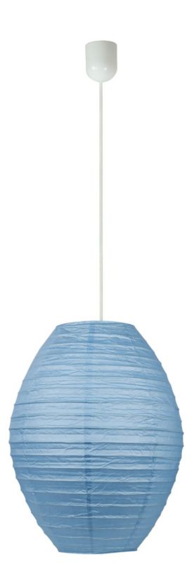 Lampa sufitowa Candellux Kokon biało-niebieska wym: 120 x 40 x 40 cm 1xE27 x 60W 1 szt.