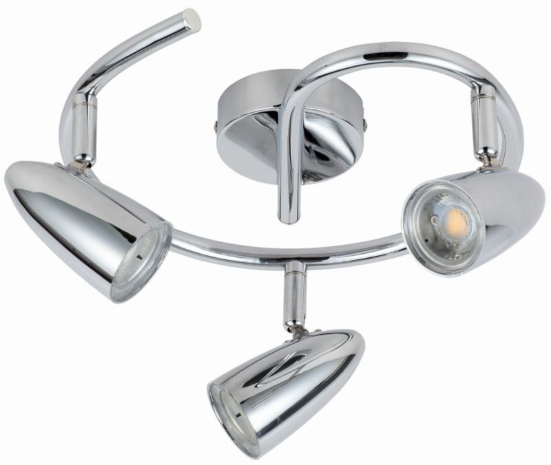 Lampa sufitowa Candellux Liberty chromowana LED 4W 3000K 1050lm  wym: 27 x 27 cm - 1 szt.