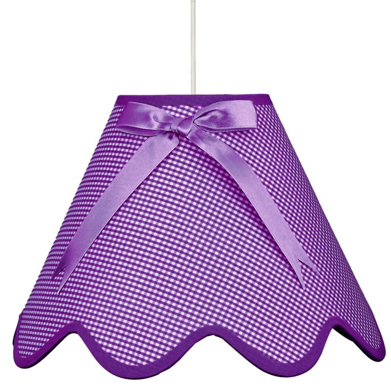 Lampa sufitowa Candellux Lola biało-fioletowa wym: 90 x 40 x 40 cm 1xE27 x 60W 1 szt.