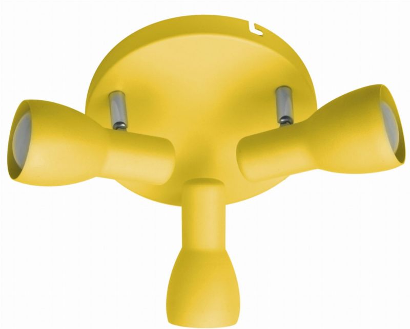 Lampa sufitowa Candellux Picardo żółta  3 x E14 x 40W wym: 29 x 29 cm - 1 szt.