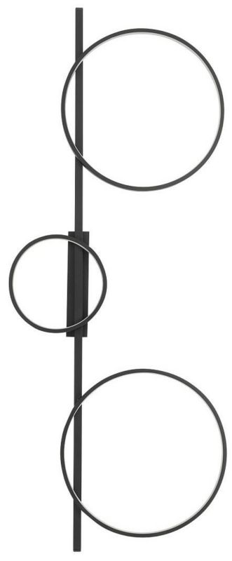 Lampa Sufitowa CIRCOLO Nowodvorski Czarny 33W LED 100x40 cm 1szt.
