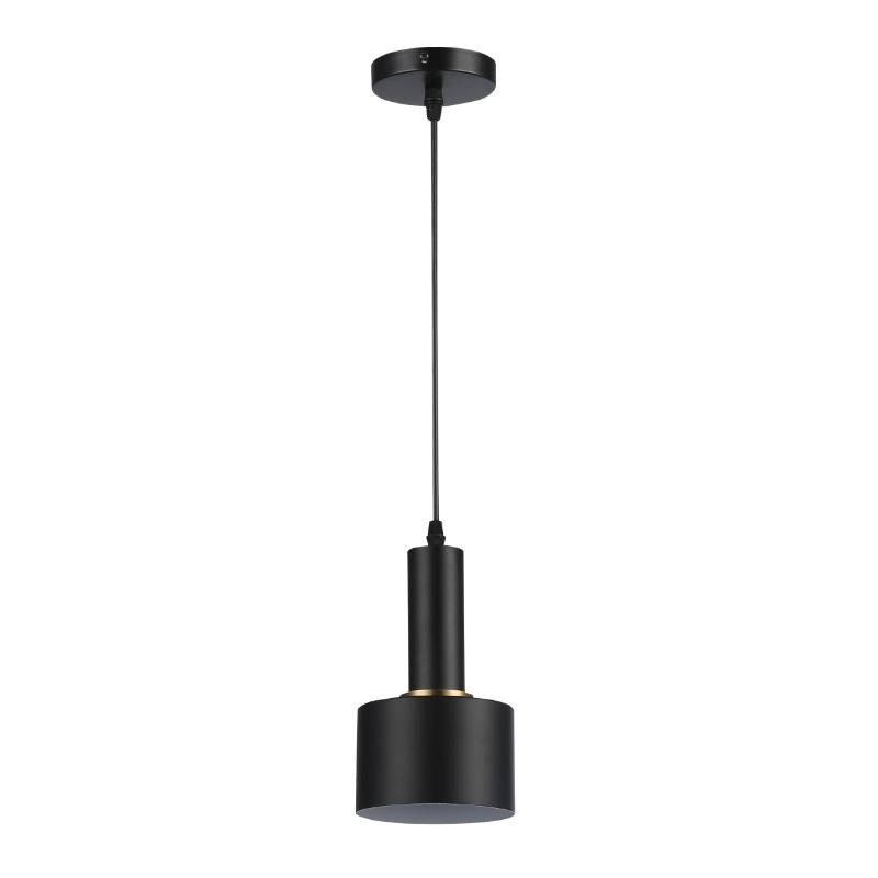 Lampa sufitowa, DPM, pojedyncza czarna, 1szt