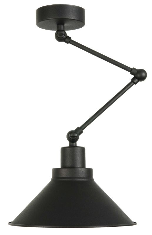 Lampa sufitowa EDYLIT regulowane ramiona czarna loft industrial metalowe klosze 1xE27 KLOE 13-345 1 szt.