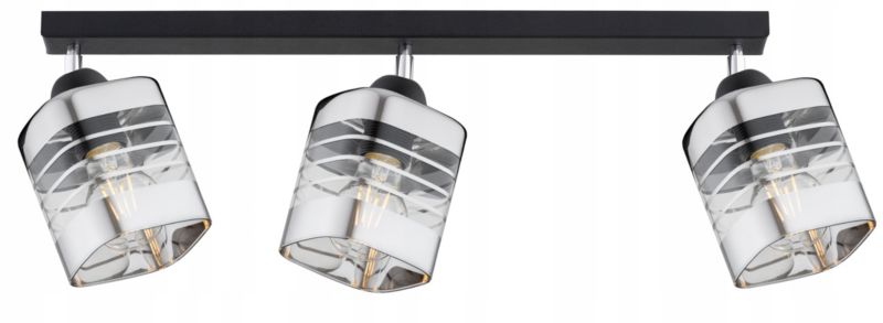 Lampa Sufitowa Elko-Lighting Linea Szyna 3-Punktowa E27 czarny 1 szt