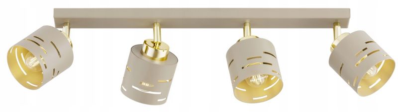 Lampa Sufitowa Elko-Lighting Regulowana 4-Punktowa Vox E27 beżowy 1 szt
