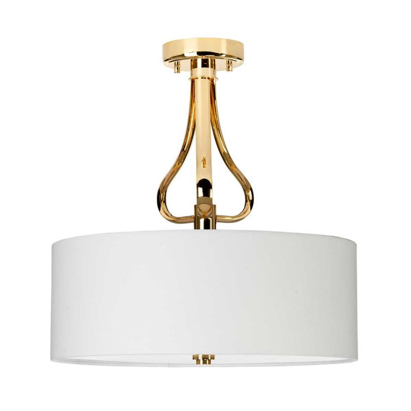 Lampa sufitowa Elstead Falmouth francuskie złoto wym: 42,5 x 40 x 40 cm 3xG9 x 3W 1 szt.
