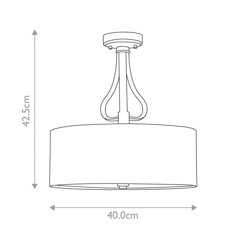 Lampa sufitowa Elstead Falmouth francuskie złoto wym: 42,5 x 40 x 40 cm 3xG9 x 3W 1 szt.