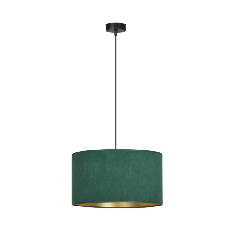 Lampa sufitowa Emibig Hilde czarno-zielona-złota wym: 100 x 35 x 35 cm 1xE27 x 15W 1 szt.