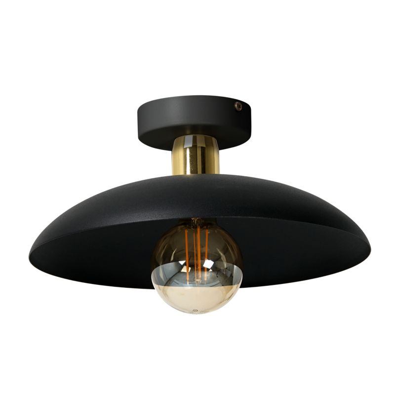 Lampa sufitowa Ewilight rami 1xE27 Czarny - złoty 1szt