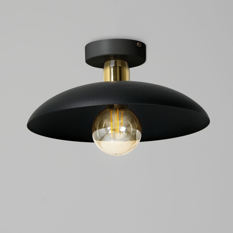 Lampa sufitowa Ewilight rami 1xE27 Czarny - złoty 1szt