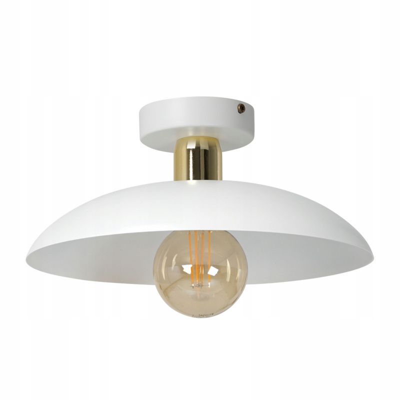 Lampa sufitowa Ewilight rami biały/złoty E27  1szt