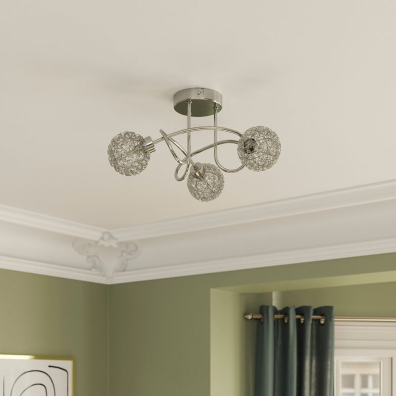Lampa sufitowa GoodHome Caelus 3 x G9 chrom