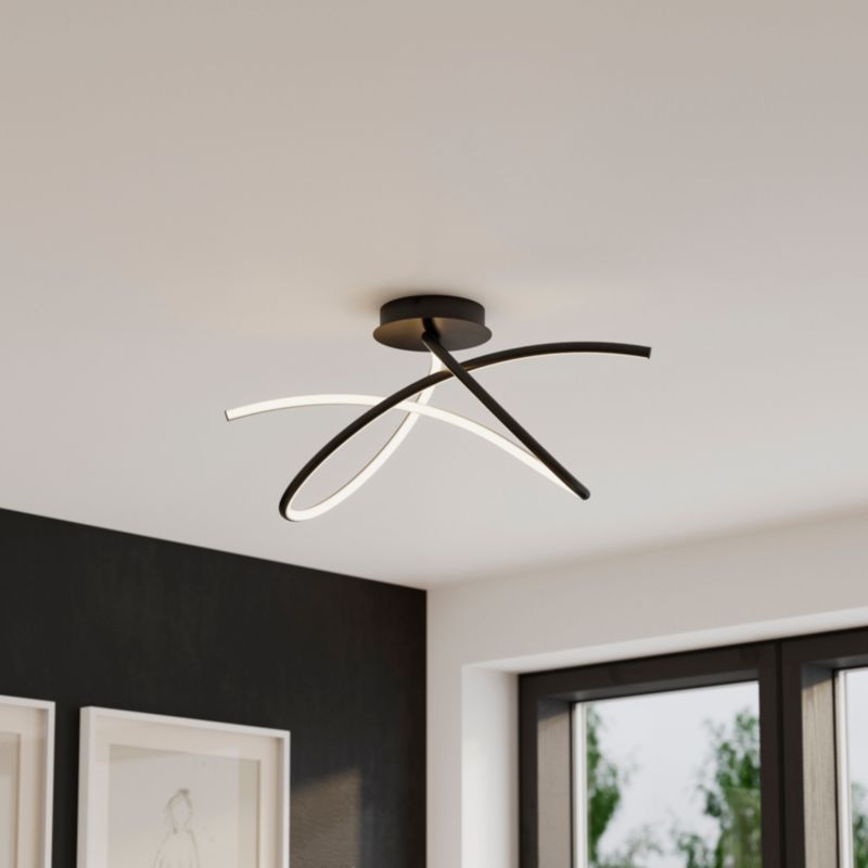 Lampa sufitowa GoodHome Cleve 3500 lm 3000 K czarna