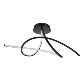 Lampa sufitowa GoodHome Cleve 3500 lm 3000 K czarna