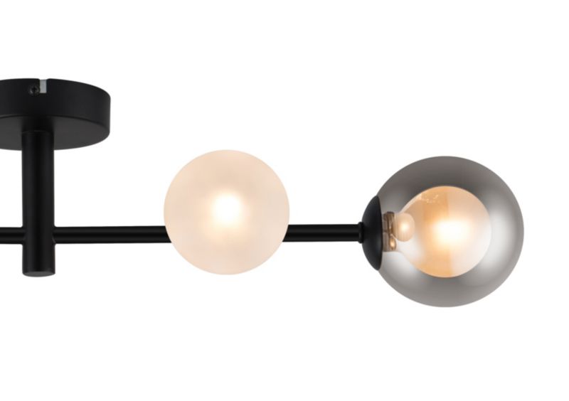 Lampa sufitowa GoodHome Hauraki 4-punktowa G9 czarna